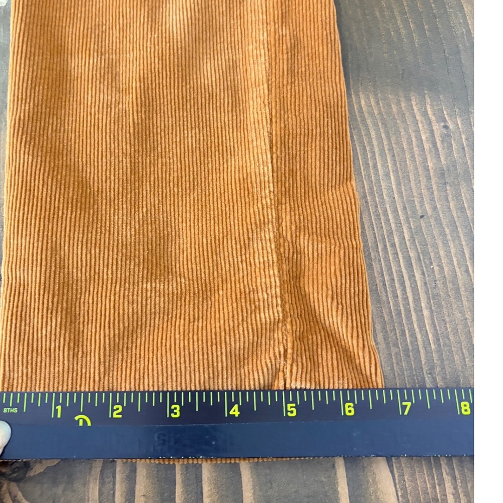 Marine Layer Saturday Pant Mens S Brown Corduroy Elastic Waist Tapered Casual - Picture 11 of 14